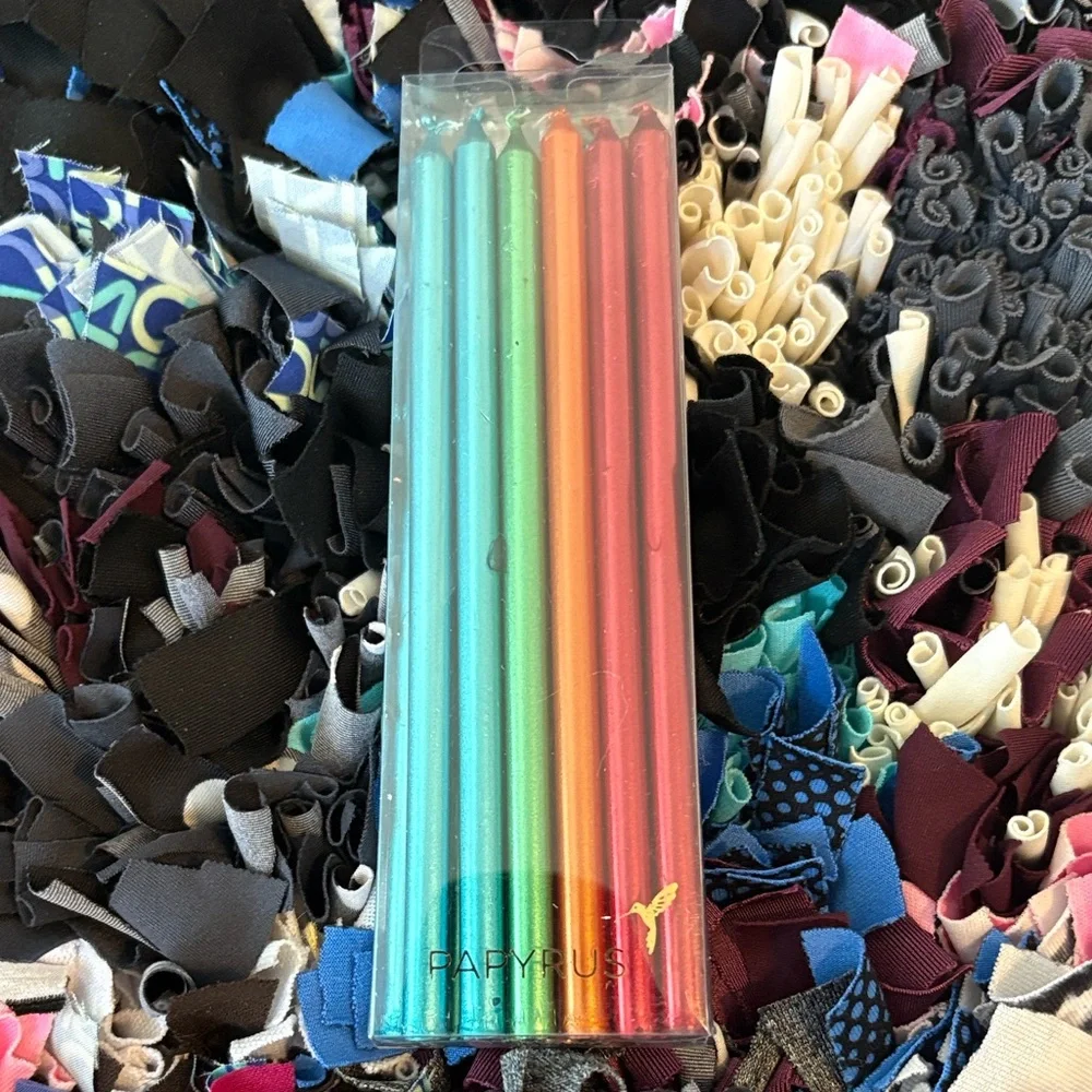 🆕Papyrus Multicolor Metallic Cake Candles